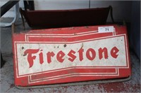 Firestone Metal Tire Display Base