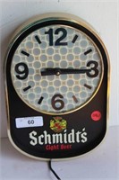 Schmidt’s Beer Wall Clock