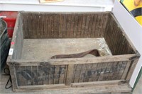 Vintage Wood and Wire Apple Crate