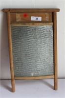 Vintage Laundry Washboard with Wavy