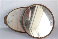 Two Dresser Top Mirrors