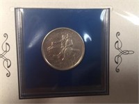 1925 STONE MOUNTAIN HALF DOLLAR AND STAMPS