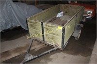 Utility Trailer with Wooden Sides - Titled