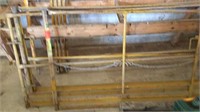 Bil-Jax scaffolding safety rail