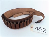 Suede Leather Shot Shell Belt