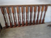 Stair or Deck Rail with Post section 55 1/2 x 26