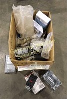 Box of house hold electrical parts