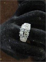 Woman's Ring 21 Diamonds 14KT Gold