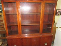 Modern Wood China Cabinet 50" wide x 65" high