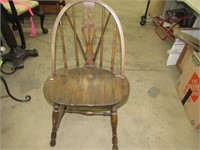 Wide Bottom Wood Kitchen Chair