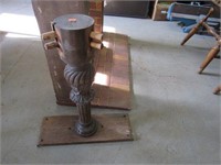 Ornate Table Pedestal Section only for Crafting