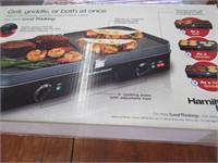 New in Box Hamilton Beach 3 in 1 Grill Griddle