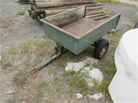 2 Wheel dump trailer 30" x 46" bed