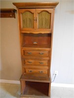 Wooden Radio/Turn Table Cabinet