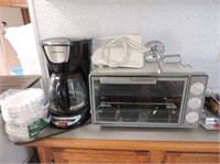 Toaster Oven, Coffee Maker, Mixer, Bread Maker