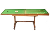 Early 19th cent. French Walnut Bagatelle table