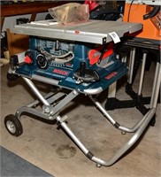 BOSCH 4000 TABLE SAW W/ PORTABLE WORK STAND
