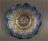 6 ¼” Fenton Persian Medallion Flat Plate – Blue