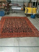 12 my 9 hand-made rug