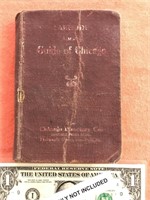 ANTIQUE THE LAKESIDE GUIDE OF CHICAGO 1910 STREET