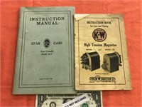 1928 INSTRUCTION MANUAL STARCARS FOUR CYLINDER