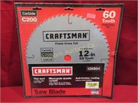 New Craftsman 12" Saw Blade 60 Tooth for Miter Saw