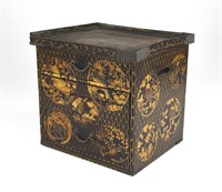 JAPANESE LACQUER CHEST OF DRAWERS