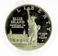 1986 US Mint Ellis Island Silver Dollarr