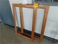 2 Vintage Large Wood Picture Frames