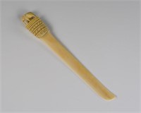 CHINESE IVORY CARVED LETTER OPENER