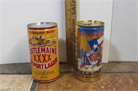 2 Collectible Beer Cans