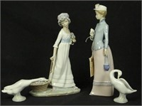 LOT OF FOUR LLADRO FIGURINES