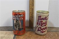 2 Collectible Beer Cans