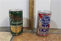 2 Collectible Beer Cans