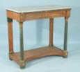EMPIRE PERIOD CONSOLE TABLE, CIRCA 1790-1810