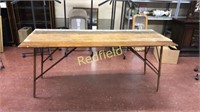 Antique Folding Work Table