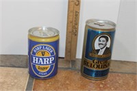 2 Collectible Beer Cans