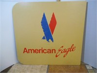 American Eagle Metal Sign