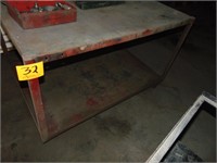 Rolling Metal Table