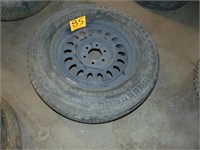 P24.5/65R17 Tire and Wheel