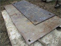 13' 9" x 6' x 4/3" Fabricated Street Plate