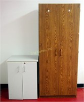 2 Large & Small Storage Cabinets