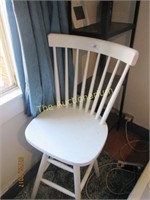 Tall White Chair