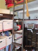 Metal Library or Chemists Apothocary Ladder