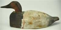 Lot #165 Hand chopped Canvasback drake with