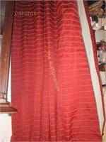 Heavey drapery used for doorway and window