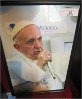 Framed Poster Pope John Paul en Mexico