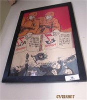 Chairman Mao Era Anti Capitalism Poster