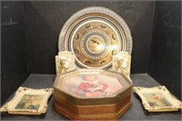 Classical Lot - Tray, Box, Bookends, Pictures