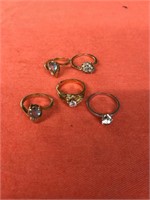 Lot of women's rings